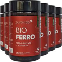 Bio Ferro 6 X 60 Cápsulas Puravida