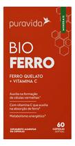 Bio Ferro Ferro Quelato Vitamina C 60 Cápsulas Pura Vida