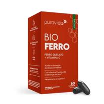 Bio Ferro Quelato + Vitamina C Puravida 60 cápsulas