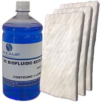 Bio Fluido Lareira Ecológica + 3 Absorvente Cerâmico 30x15 - SILICAMP