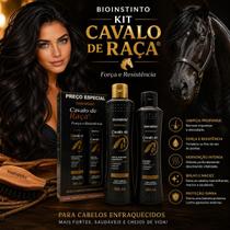 Bio Instinto Cavalo de Raça Kit Capilar Força e Resistência Profissional Shampoo e Condicionador Bio Instinto Cavalo de Raça Kit Capilar Força e Resistência Profissional Shampoo e Condicionador
