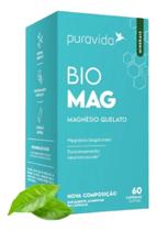 Bio Mag Magnesio Quelato Bisglicinato Puravida 60 Cápsulas