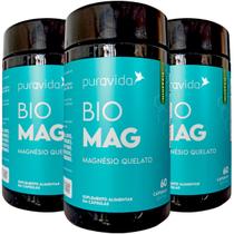Bio Magnésio 3 X 60 Cápsulas Puravida