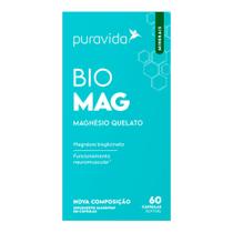 Bio Magnésio Quelato Puravida 60 Cápsulas Bio Magnésio Quelato Puravida 60 Cápsulas