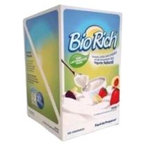 Bio Rich  Fermento Lácteo 12 cartelas com 3 Sachês cada  Total 36 sachês Para fazer Iogurte Natural