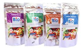 Bio Salgante Sabores Sal Zero Sódio kit sabores 80g