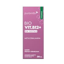 Bio Vitamina B12 20mL Sabor Frutas Vermelhas Puravida