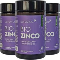 Bio Zinco 3 X 30 Cápsulas Puravida