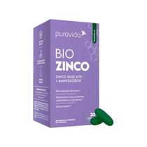 Bio Zinco Quelato 30 Cápsulas Puravida