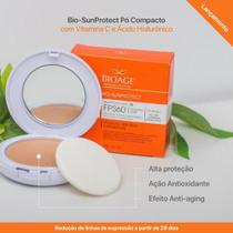 Bioage Bio Sunprotect Pó Compacto FPS 60 10g - 01 Nude