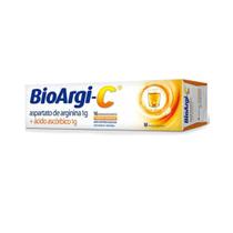 BioArgi C Arginina1g VitamminaC1g Suplemento 16comprimidos efervecentes sabor laranja União Química