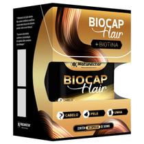 Biocap Hair 500mg Com Biotina 60 Cáps - Crescimento Capilar - Natunéctar