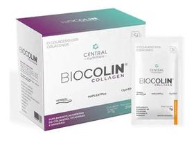 Biocolin Collagen 30 sachês de 7 g, sabor Tangerina - Central Nutrition
