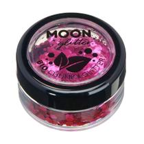 Biodegradável Eco Chunky Glitter Moon Glitter 3g rosa