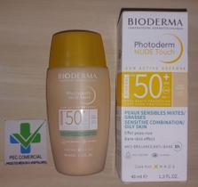 BIODERMA Photoderm Nude Touch protetor FPS50+ para peles oleosas