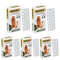Biodex Comprimidos - Biofarm - Combo 5 Cartelas - Anti-Inflamatório e Antialérgico