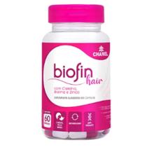Biofin Hair com Cisteína, Biotina e Zinco - Chamel - 60 cápsulas Biofin Hair com Cisteína, Biotina e Zinco - Chamel - 60 cápsulas