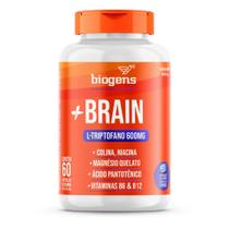 Biogens + brain l-triptofano 500mg/60 caps
