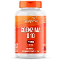 Biogens coenzima q10 200mg + vitamina e 60 caps Biogens coenzima q10 200mg + vitamina e 60 caps
