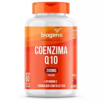 Biogens coenzima q10 200mg + vitamina e 60 caps