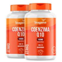 Biogens kit 2x coenzima q10 100mg, 30 cápsulas, coq-10, ubiquinona Biogens kit 2x coenzima q10 100mg, 30 cápsulas, coq-10, ubiquinona