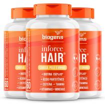 Biogens kit 3x inforce hair 60 caps