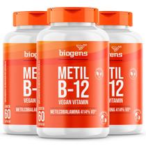 Biogens kit 3x metil b12 vegana, vitamina metilcobalamina 60caps