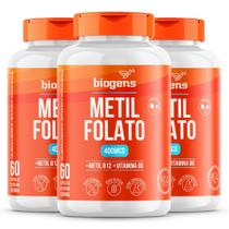 Biogens kit 3x metil folato 60 caps Biogens kit 3x metil folato 60 caps
