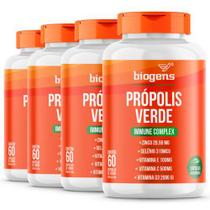 Biogens kit 4x própolis verde alecrim complex 60 caps