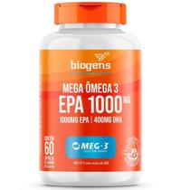 Biogens mega omega 3 epa 1000 mg dha 400 mg 60 caps