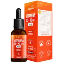 Biogens vitamina d3+k2 mk7 kids frutas vermelhas 20ml