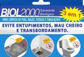 Biol 2000 - Limpa Fossa Caixa De Gordura - 3 Meses Kit - D&D store