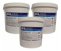 Biol2000 Enzimas Biodegradador Limpa Fossa Caixa De Gordura - Kit 3 Baldes de 1 Kg Biol2000 Enzimas Biodegradador Limpa Fossa Caixa De Gordura - Kit 3 Baldes de 1 Kg