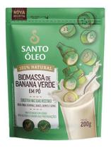 Biomassa De Banana Verde Em Pó 200g Santo Óleo