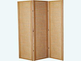 Biombo 3 Folhas MDF Horizontal Divisor Mdf Cru Painel Divisória Separador De Ambiente