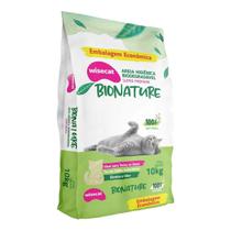Bionature areia higiênica para gatos biodegradável Wisecat 10KG