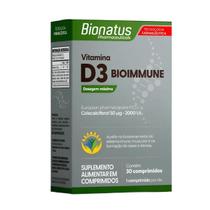 Bionatus Vitamina D3 Bioimmune 30 Comprimidos