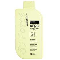 Bioplastia Capilar 5 em 1 Afro Coffee 1L Force Alinha Reduz e Dá Brilho aos Fios