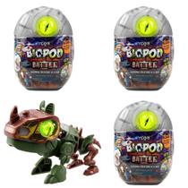 Biopod Edição Batalha Boneco Sortido C/ Luz e Som - 3 un