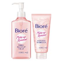 Bioré Make Up Remover Kit Demaquilante Facial Sérum de Limpeza 230ml + Gel Demaquilante Facial 170g