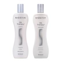BiosILK Conjunto Shampoo e Condicionador de Seda 12 Oz - Hidratante e Reparador