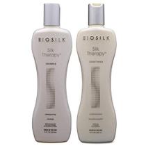 BiosILK Conjunto Shampoo e Condicionador de Seda 12 Oz - Hidratante e Reparador