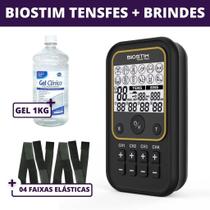Biostim Tens/Fes Bioset - Eletroestimulador Portátil 4 Canais