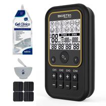 Biostim Tens/Fes Bioset - Eletroestimulador Portátil 4 Canais
