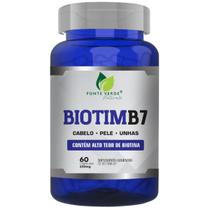 Biotim B7 Biotina 60 Cáps - Fonte Verde