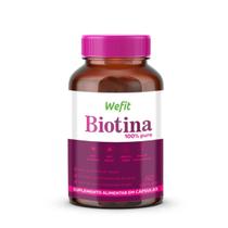 Biotina 100% pura Wefit 60 cápsulas