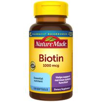 Biotina 1000mcg - Suplemento Natural para Cabelo e Pele (120 Cápsulas)