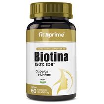 Biotina 150% Cabelos Unhas Firmeza & Crescimento 60 Cápsulas - Fitoprime