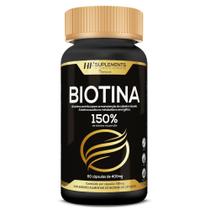 Biotina 150% premium 400mg 60caps hf suplements