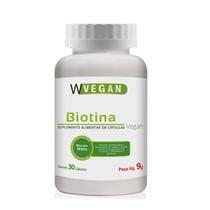 Biotina 30 capsulas WVegan Vitamina H Vegano